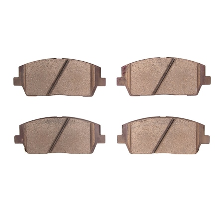 Dynamic Friction Co 5000 Advanced Brake Pads - Ceramic, Long Pad Wear, Front 1551-2215-00